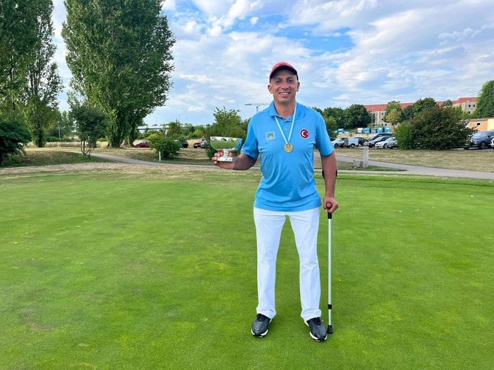 Milli golfçü Mehmet Kazan, Almanya’da şampiyon