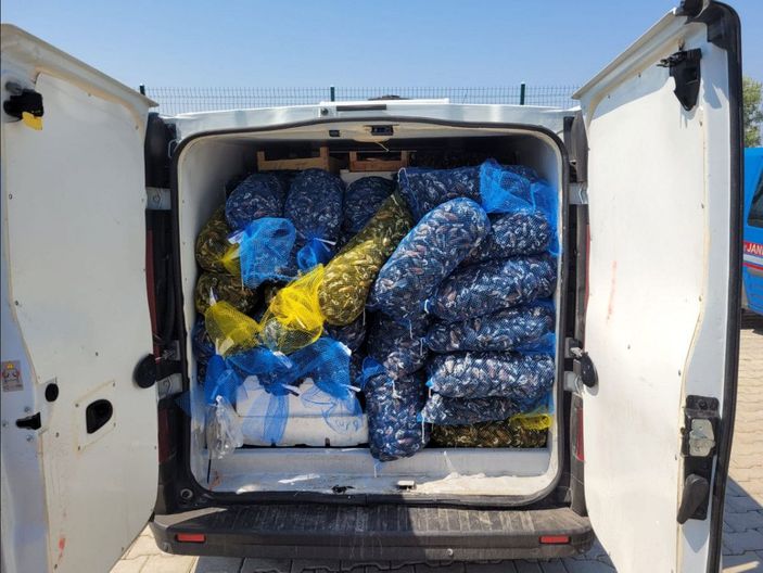 Kaçak balık ve midye taşıyan şüpheliye 10 bin 811 lira ceza -1