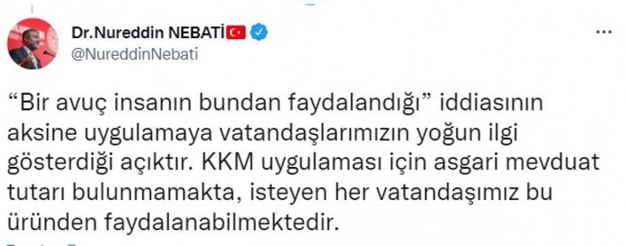 Bakan Nebati: KKM uygulaması finansal istikrarın tesis edilmesinde etkin rol oynamıştır -6