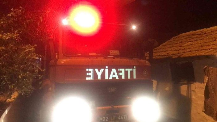 Edirne’de bomba gibi patlayan tüp nedeniyle mahalleli ayağa kalktı -6