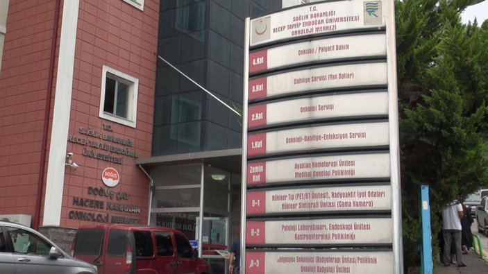 Rize'de hastane yangını; 60 hasta tahliye edildi -1