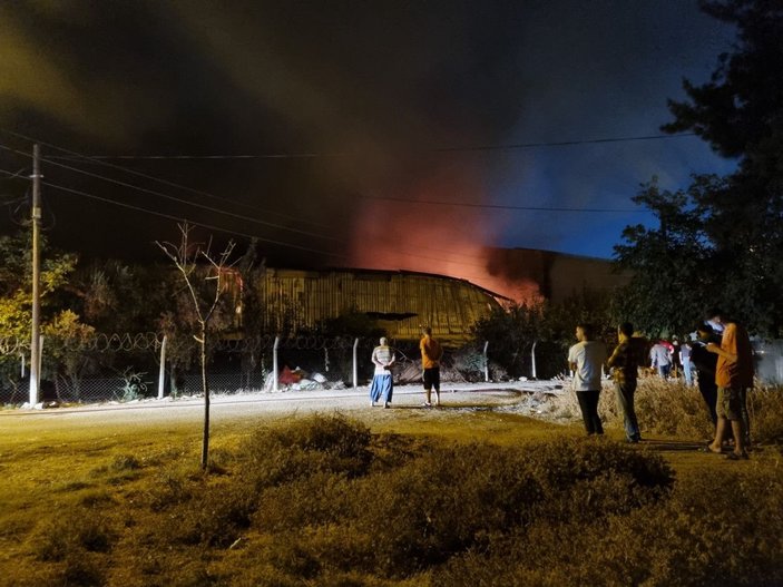 Adana'da geri dönüşüm fabrikasında yangın -2