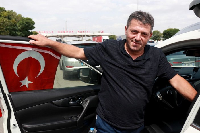 Kapıkule'de gurbetçilerin 'hüzünlü' dönüşü -2