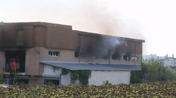 Çatalca’da fabrika yangını -2