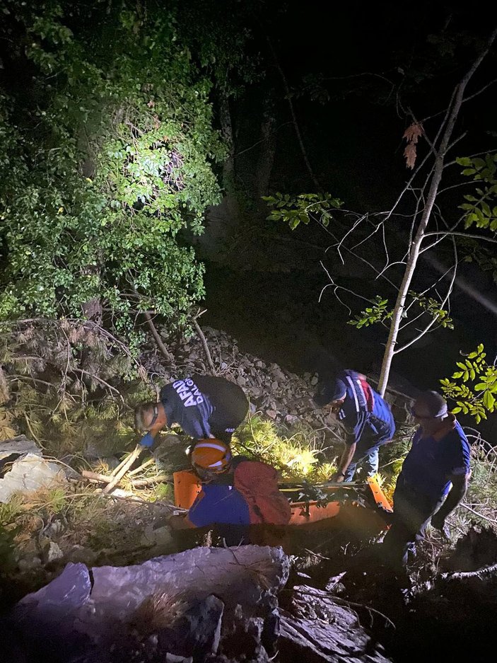 Muğla'da uçuruma düşen orman işçisi öldü -1