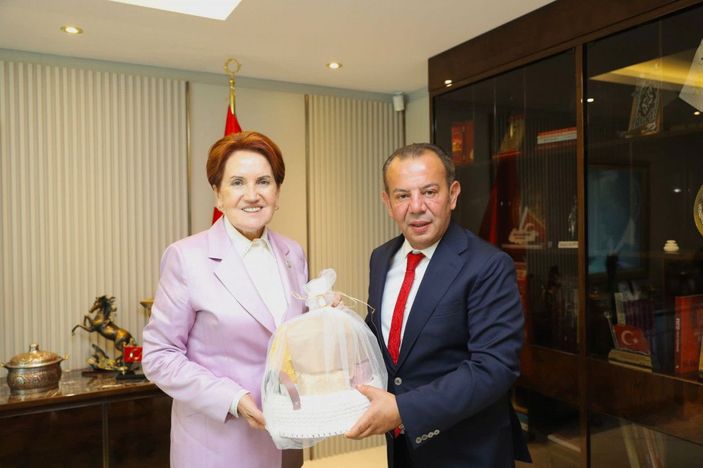 Tanju Özcan'dan Meral Akşener’e ziyaret -1