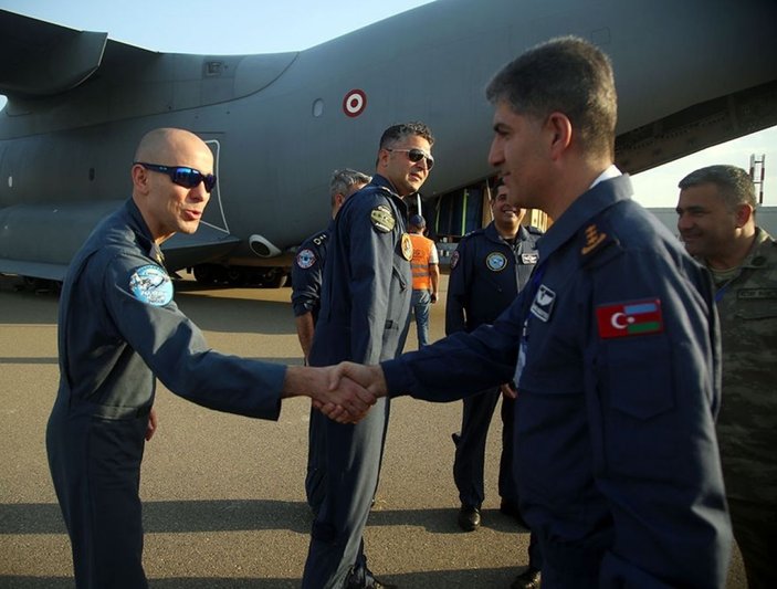 Türk pilotlar TurAz Kartalı 2022 tatbikatı için Azerbaycan’da