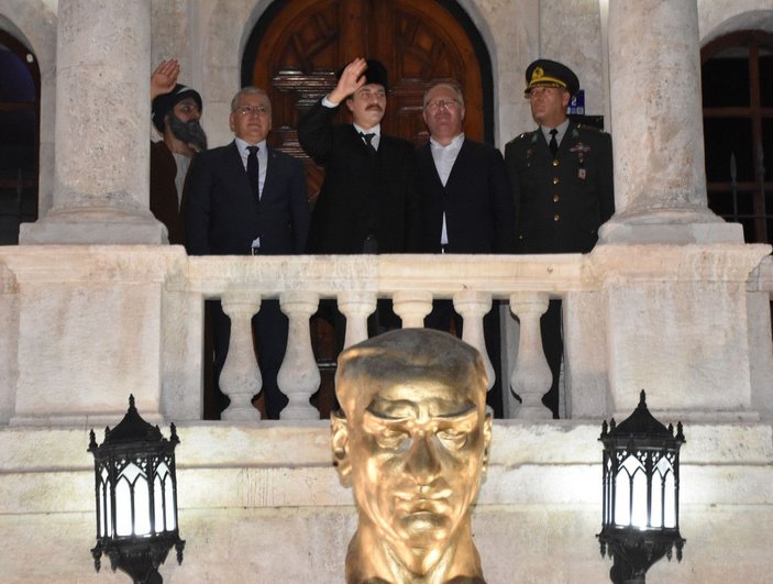 Atatürk'ün Sivas'a gelişi, temsili olarak canlandırıldı -4