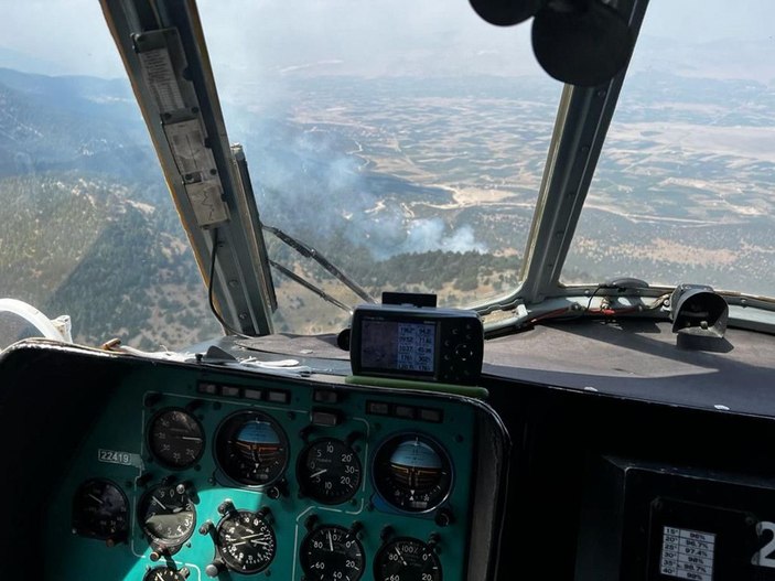 Isparta'da orman yangını (1) -2