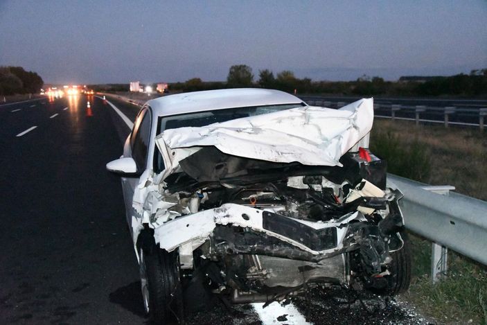 Tekirdağ'da kaza: 1 ölü, 3'ü ağır 5 yaralı -4