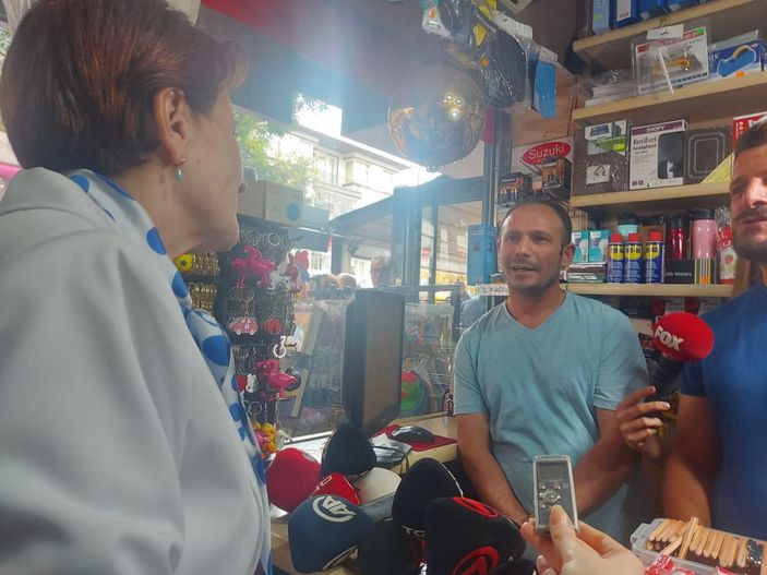 Akşener'den Çankaya'da esnaf ziyareti -1