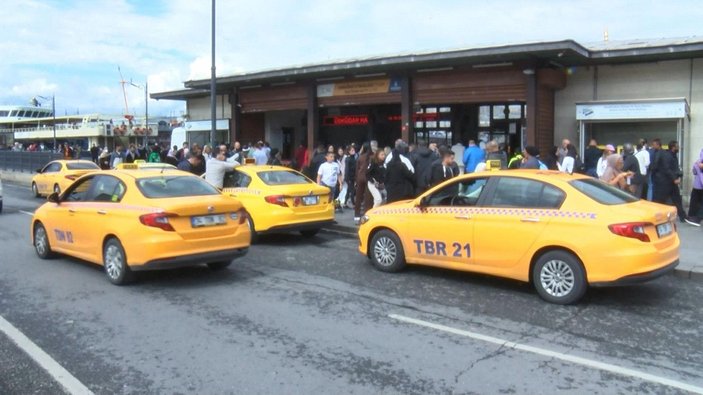 Taksiciler yerli yolcuya da yabancı yolcuya da durmadı -2