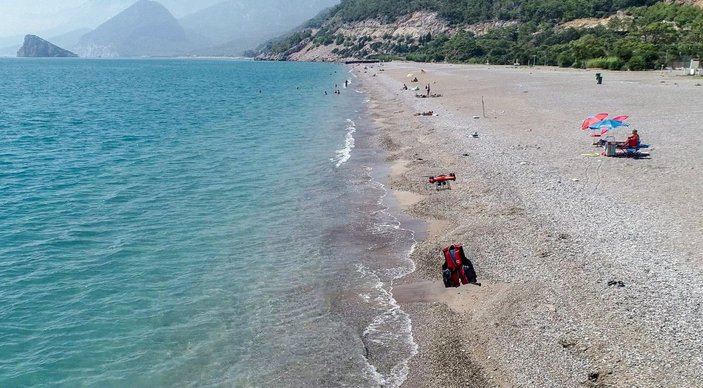 Antalya'da boğulma tehlikesi geçirene 'cankurtaran dron' ile müdahale edilecek