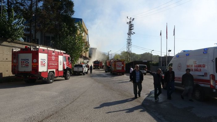 Kocaeli'de depo yangını -7