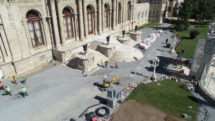 Dolmabahçe Sarayı'nın altyapısı yenileniyor -2
