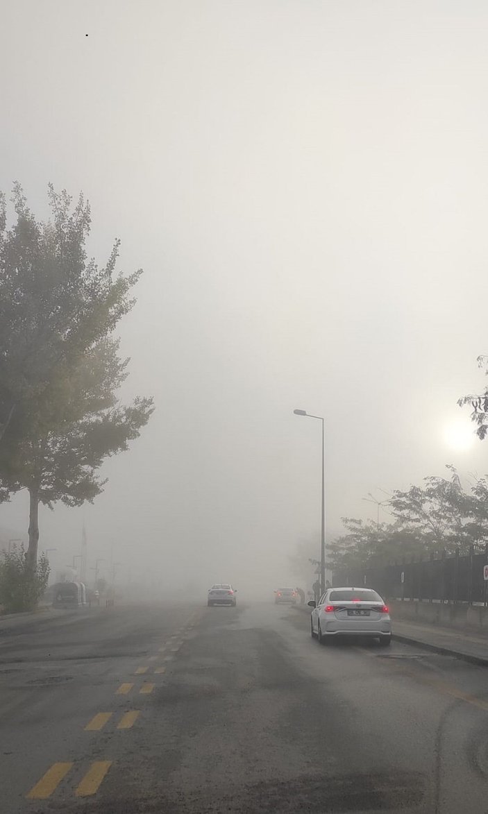 Ankara'da yoğun sis -1