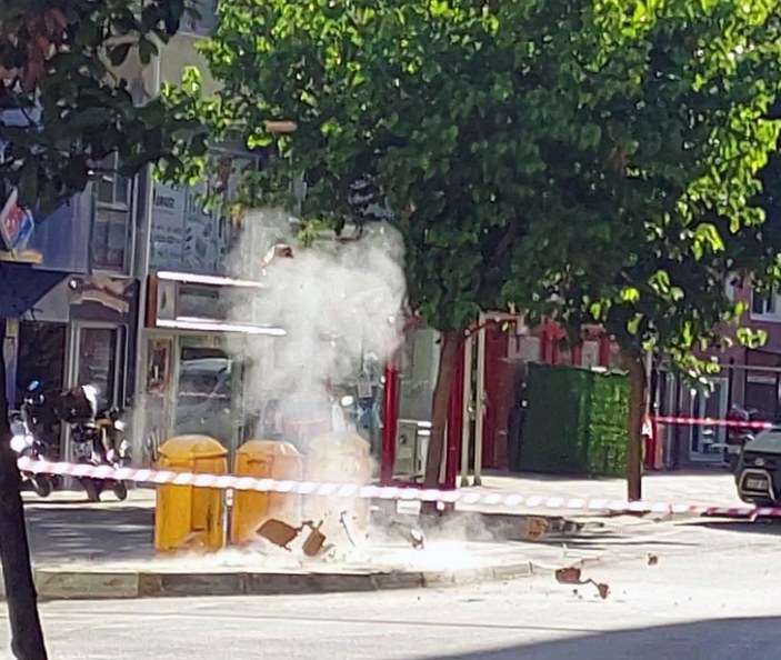 Bolu'da şüpheli çanta fünyeyle patlatıldı -2