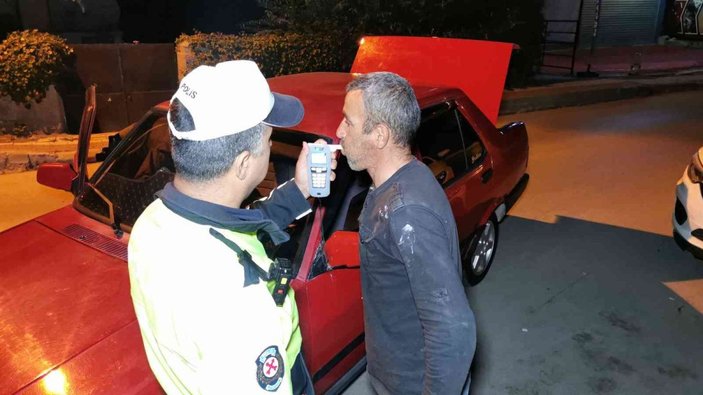 Aksaray’da ehliyetsiz ve alkollü sürücünün pişkinliği