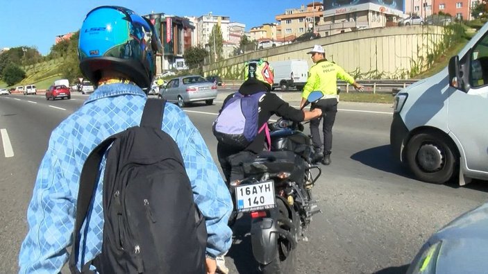 Beykoz'da ceza yazılan sürücü: Bursa'dan almaya geldiğimiz bir motor parası bıraktık -7