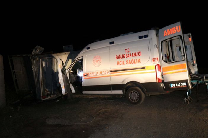 Nevşehir'de şizofreni hastası, hastanın bulunduğu ambulansı kaçırdı