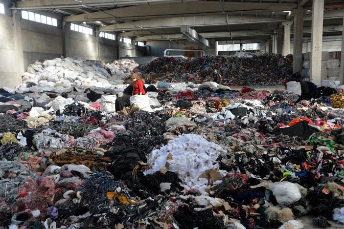 Kadın girişimci, tekstil atıklarını geri dönüştürerek ihracat yapıyor -5