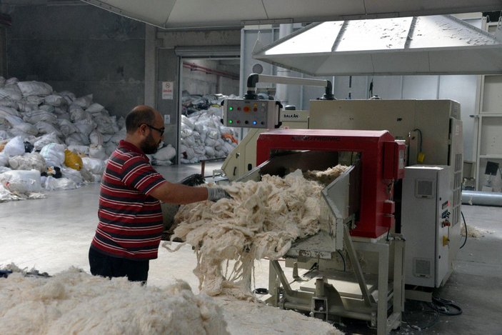 Kadın girişimci, tekstil atıklarını geri dönüştürerek ihracat yapıyor -8