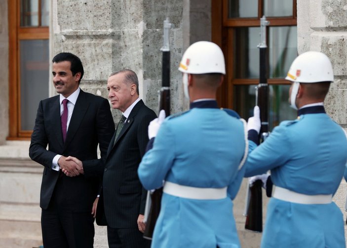 Cumhurbaşkanı Erdoğan Katar Emiri ile bir araya geldi -3