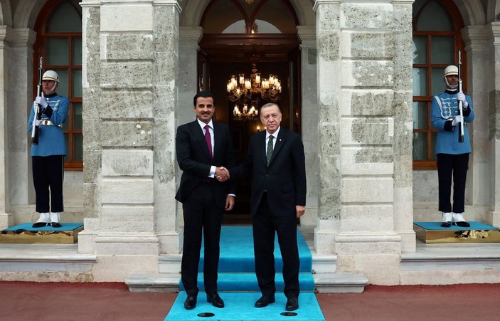 Cumhurbaşkanı Erdoğan Katar Emiri ile bir araya geldi -1