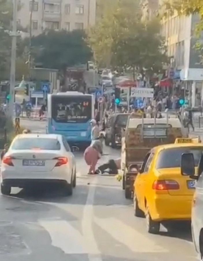 Kadınların sokak ortasındaki kavgası kamerada -2