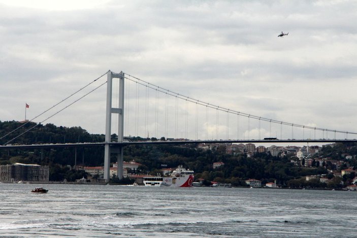 Oruç Reis Antalya Limanı'na gitmek için Marmara Denizi'ne açıldı  -4