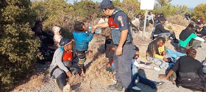 Yunan unsurlarınca geri itilen 47 göçmen kurtarıldı -2