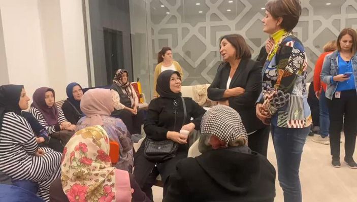 Selvi Kılıçdaroğlu yaralı madencileri ziyaret etti -1