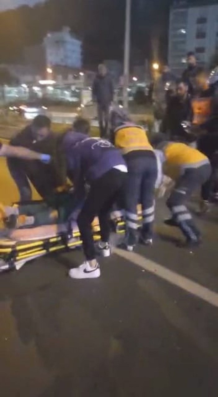 Motosikletten düşerek bariyere çarpan sürücü öldü -4