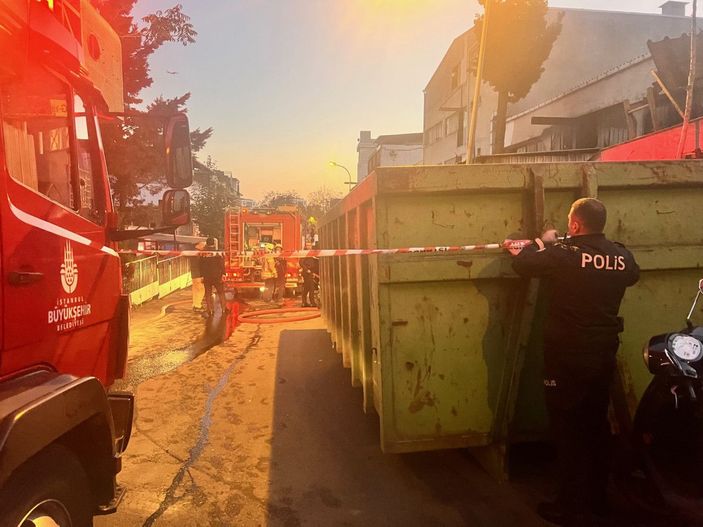 d Pendik’te krom kaplama atölyesinde yangın -1