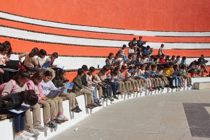 Şırnaklı öğrenciler teleskopla parçalı güneş tutulmasını izledi -4