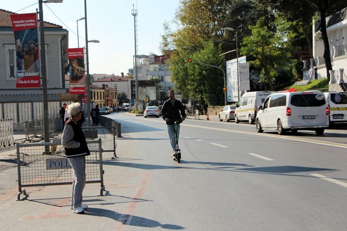 Beşiktaş'ta fosforlu yelek giymeden skuter kullananlara ceza -10