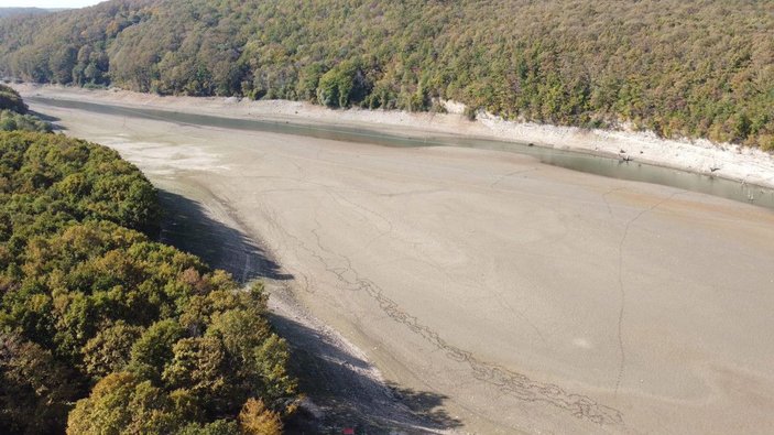 Trakya'da, İstanbul'un suyunu karşılayan barajlarda doluluk oranı düştü -10