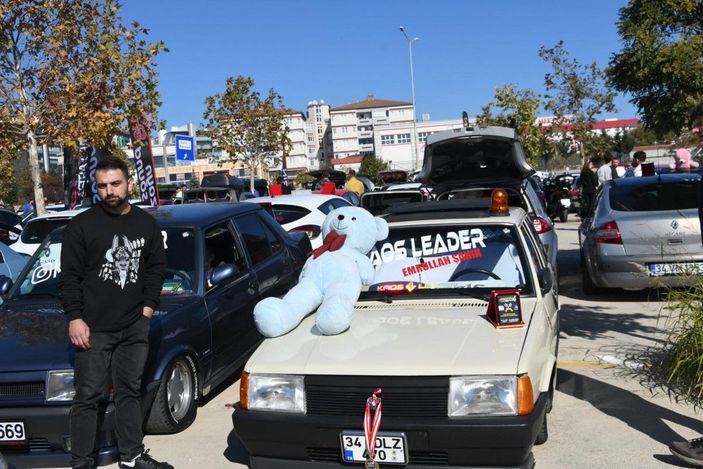 d 25'i kadın 1800 modifiyeli araç tutkunu, Çorlu'da bir araya geldi -10