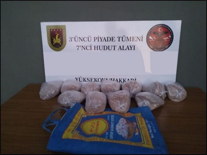 d MSB: Hudut hattında 11 kilo 150 gram uyuşturucu ele geçirildi -1