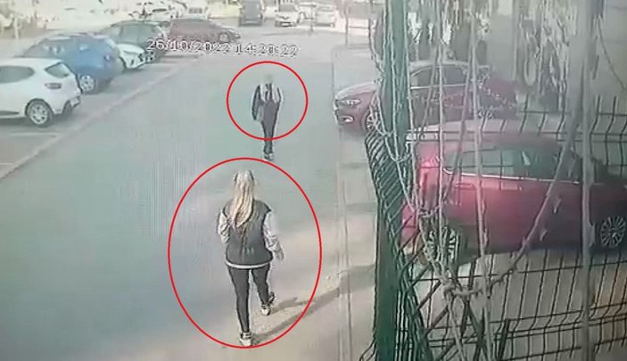 Maske ve güneş gözlüklü kadın hırsızlar, kameradan tespit edilip yakalandı -1