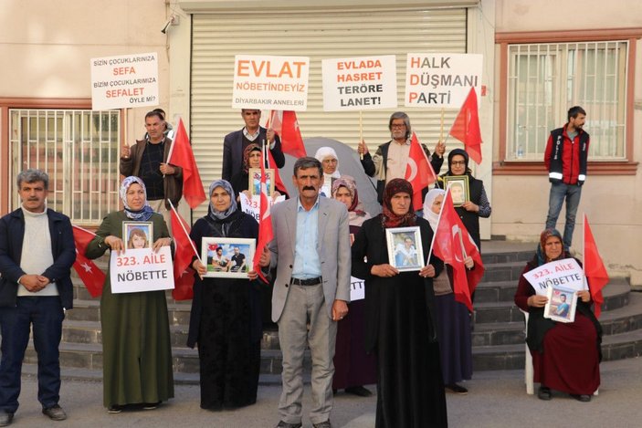 Diyarbakır'da evlat nöbeti tutan aile sayısı 323 oldu -3