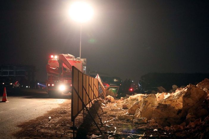 Gaziantep'te inşaat kazı alanında patlama: 2 yaralı -7