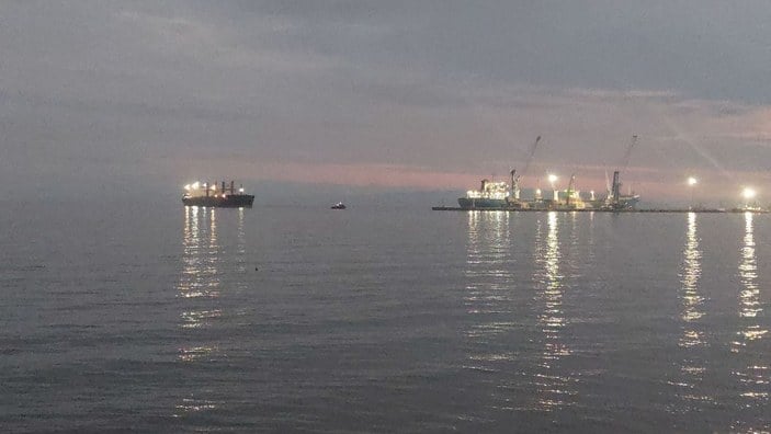 Yunanistan'dan hareket eden Liberya bandıralı yük gemisi, Tekirdağ'da karaya oturdu -3