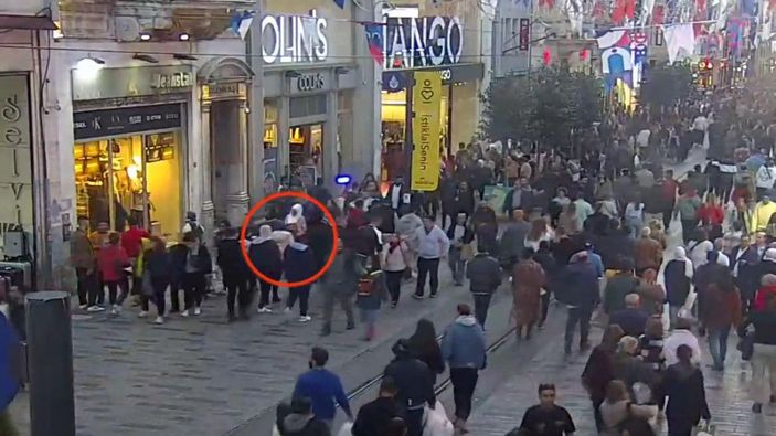Terörist kadının İstiklal Caddesi'ndeki en net keşif görüntüleri -2