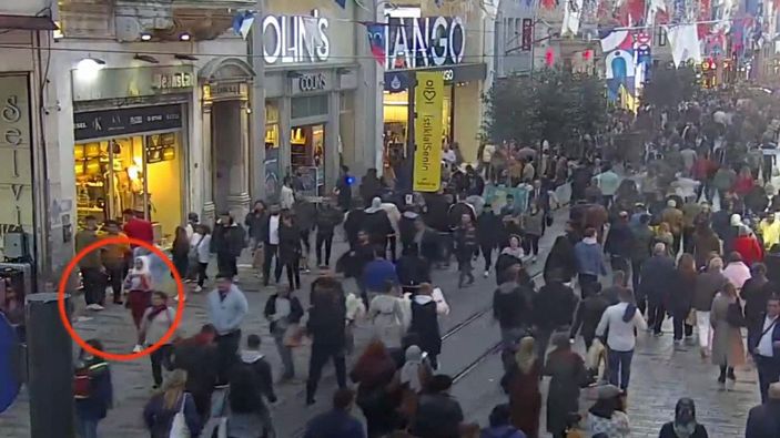 Terörist kadının İstiklal Caddesi'ndeki en net keşif görüntüleri -4