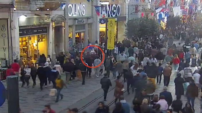 Terörist kadının İstiklal Caddesi'ndeki en net keşif görüntüleri -1