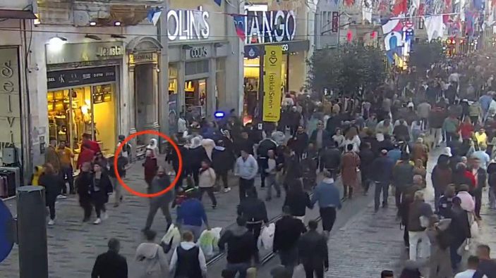 Terörist kadının İstiklal Caddesi'ndeki en net keşif görüntüleri -3