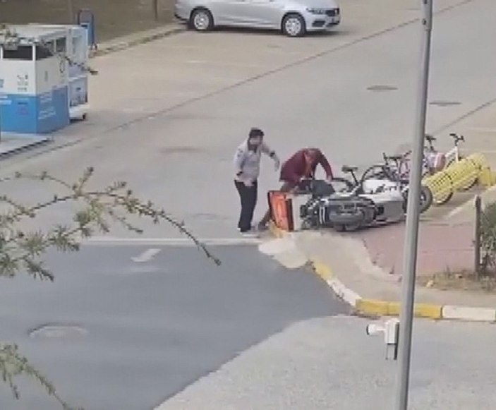 Başakşehir'de kuryeyi hastanelik eden dayak -2
