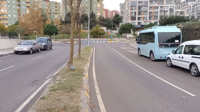 Pendik'te otomobilin çarptığı yaya öldü; kaza güvenlik kamerasına yansıdı -5
