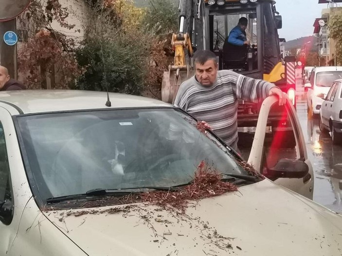 Aydın'da sağanak 6 ilçede hayatı olumsuz etkiledi -8
